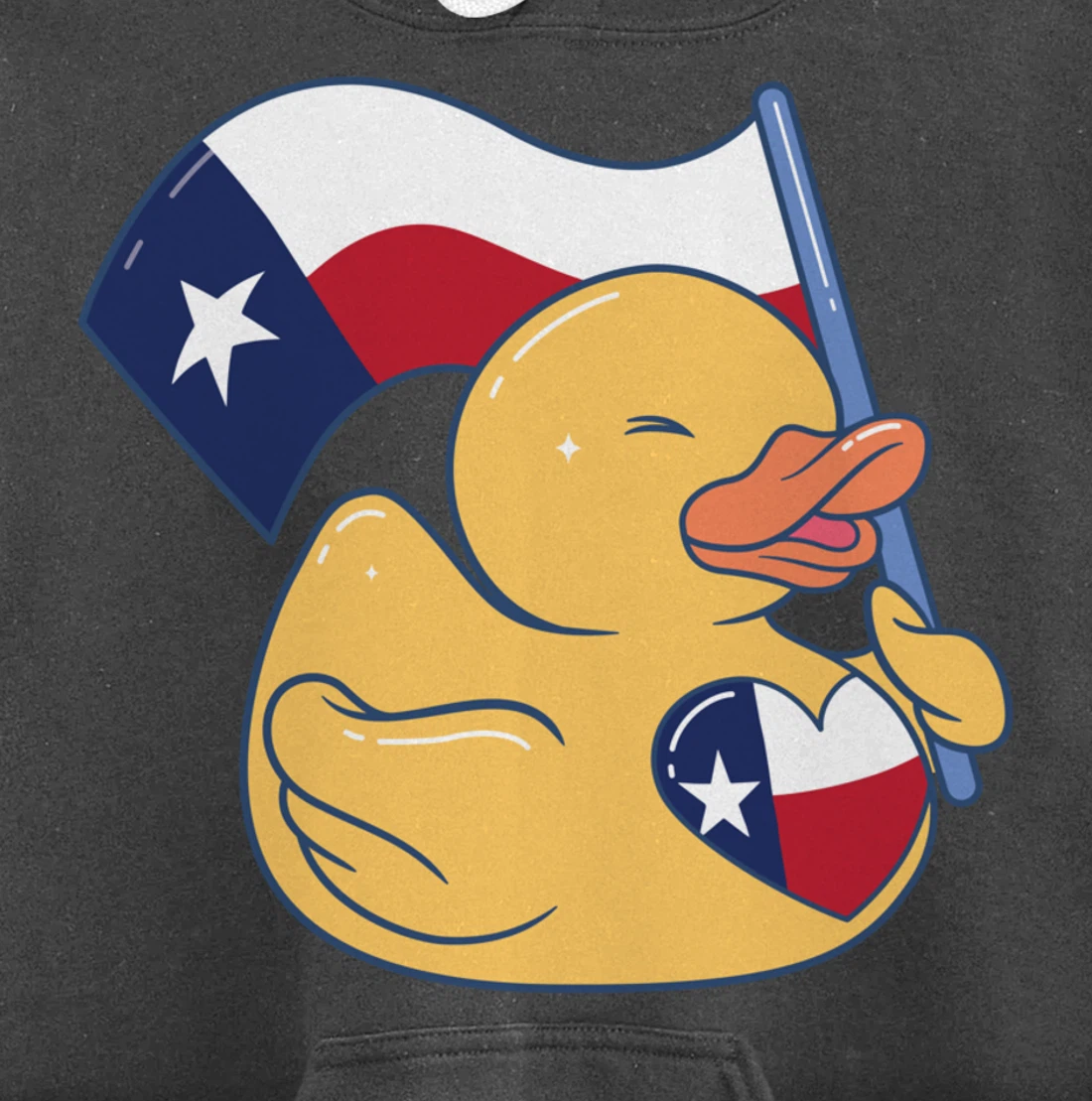 Easily Distracted By Ducks Texas Flag Bird Dallas Austin Tx Pullover Hoodie