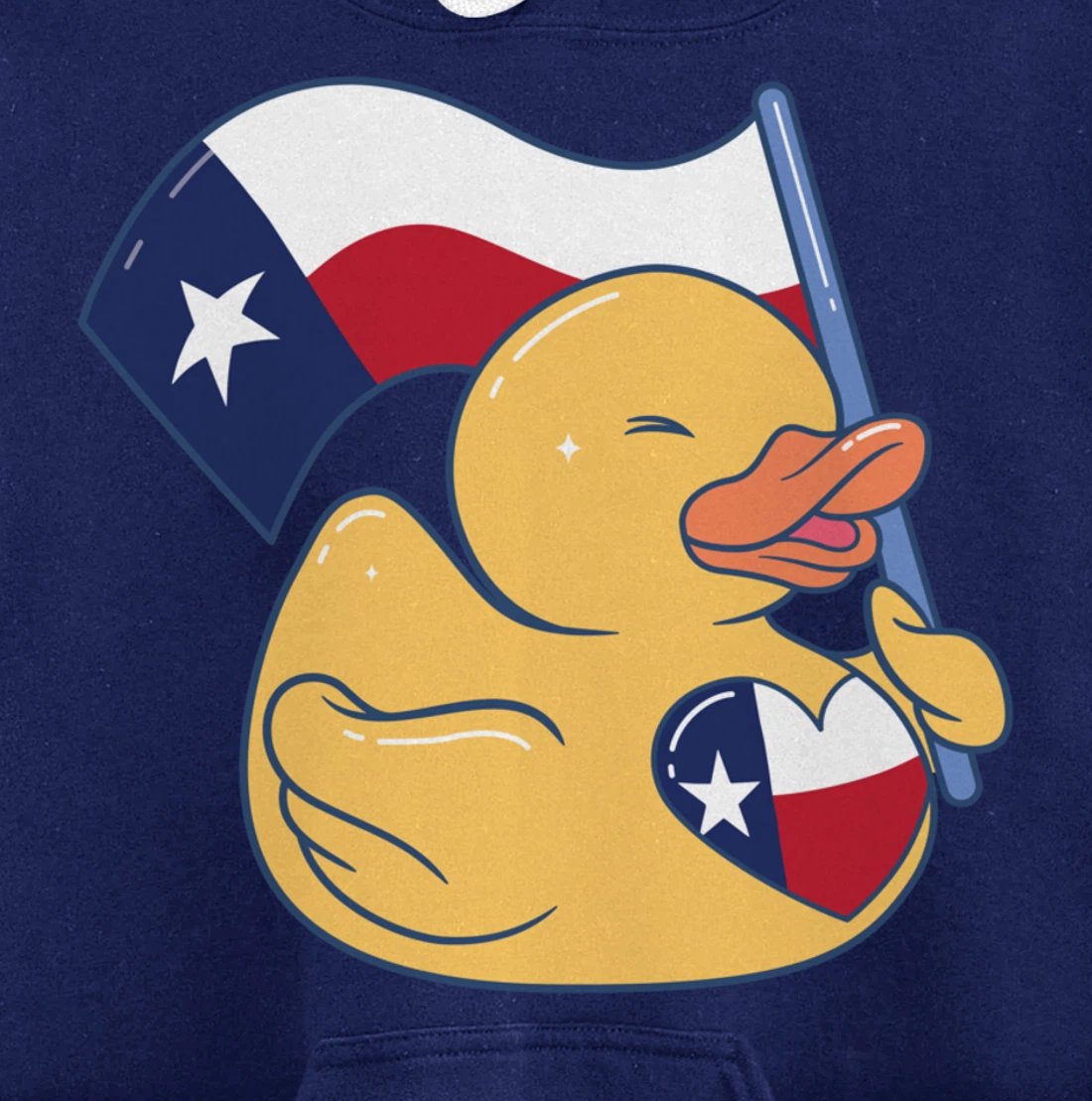 Easily Distracted By Ducks Texas Flag Bird Dallas Austin Tx Pullover Hoodie