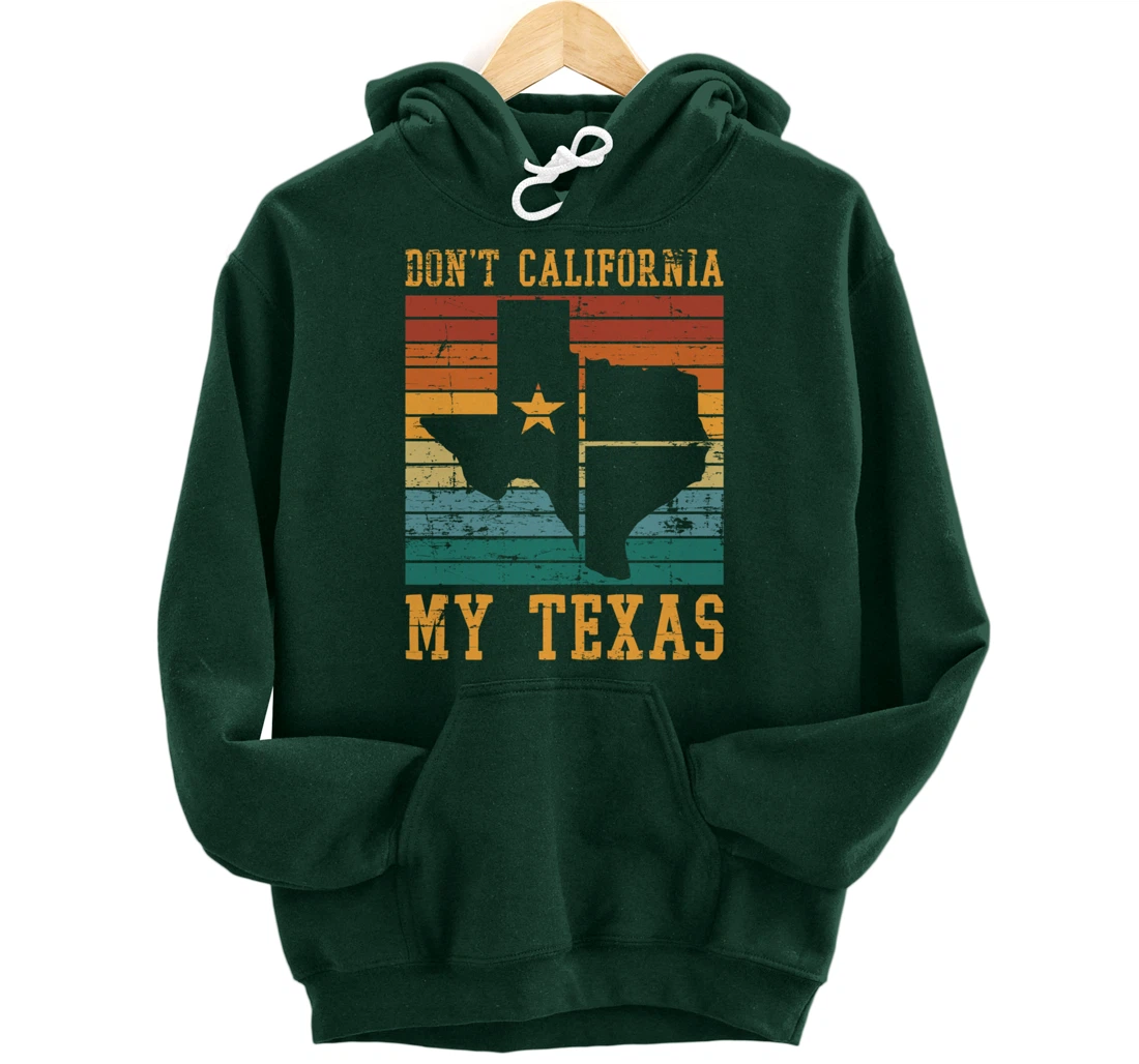 Retro United States Funny Texan Pride Proud Cowboy Texas Pullover Hoodie
