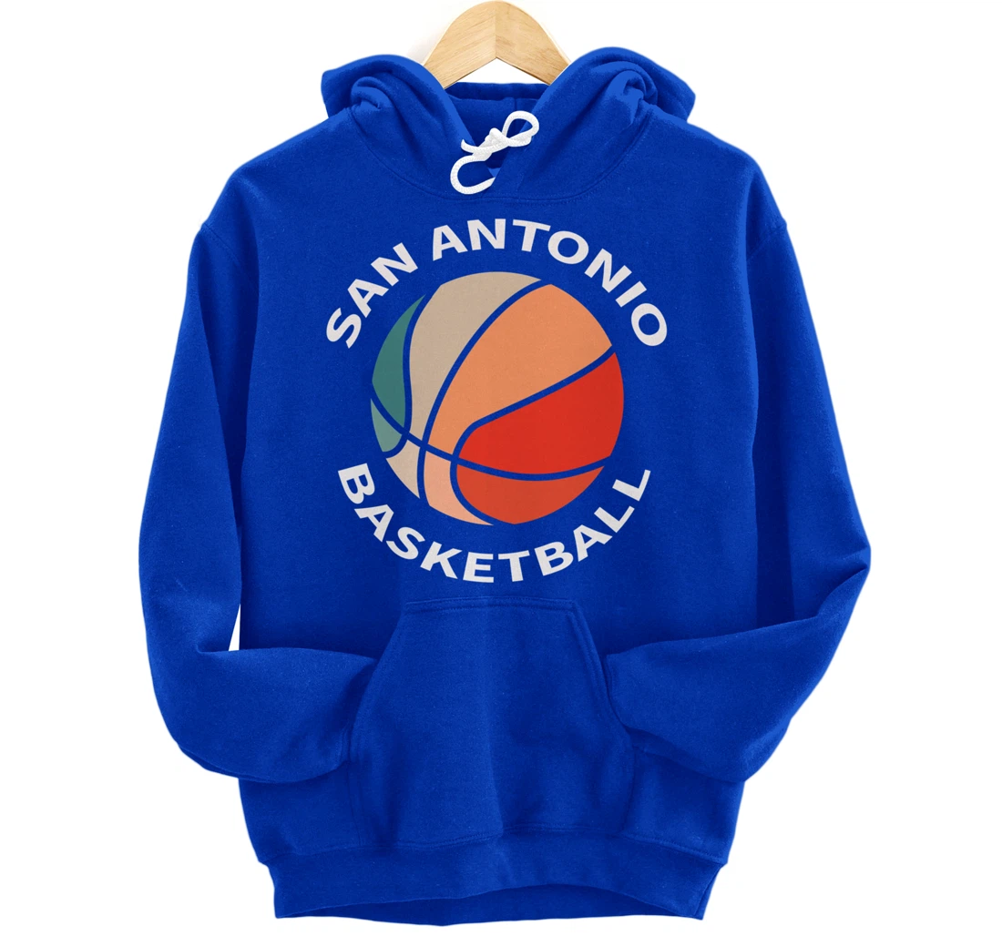 San Antonio Basketball Fans Jersey Texas Hoops Men Women Pullover Hoodie