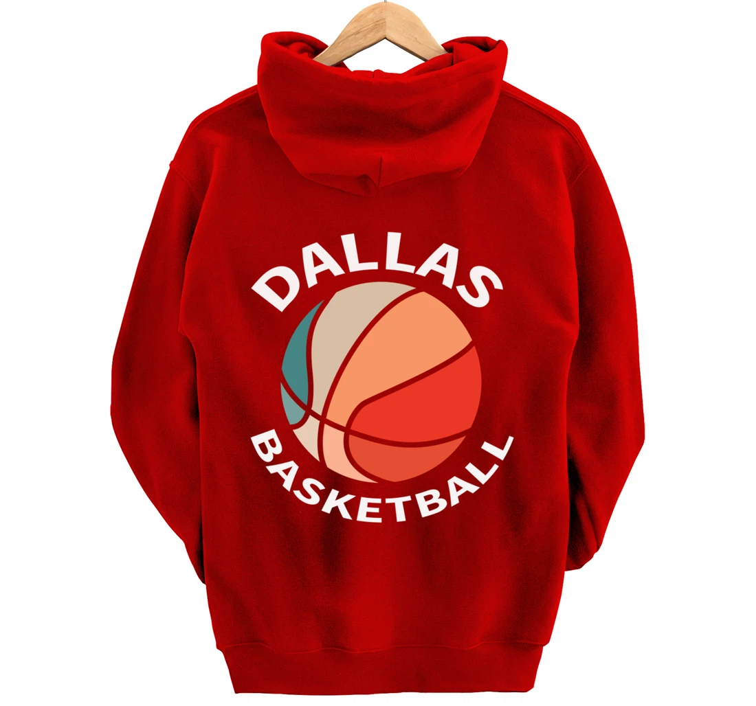 Dallas Fans Basketball Jersey Hoops Texas Bball Women Men Pullover Hoodie