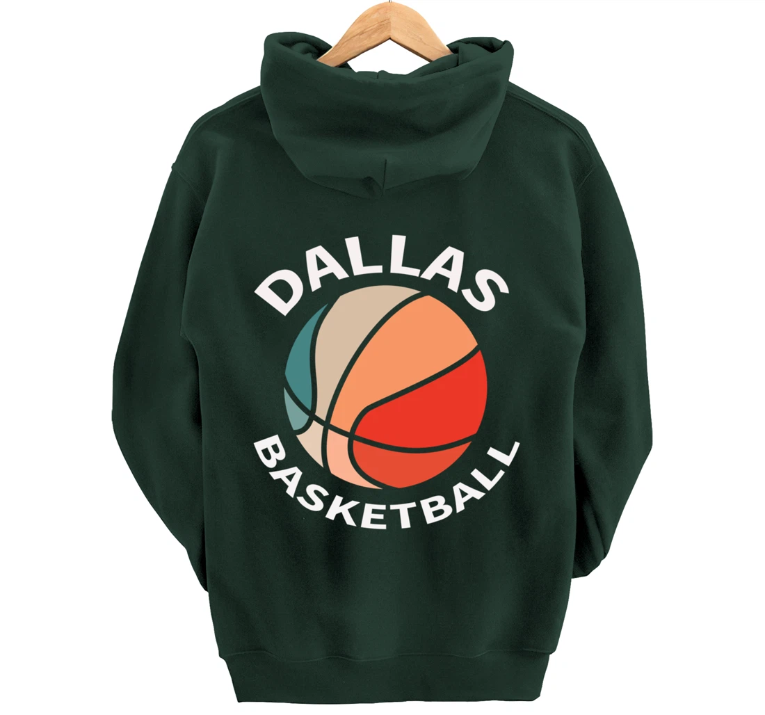 Dallas Fans Basketball Jersey Hoops Texas Bball Women Men Pullover Hoodie
