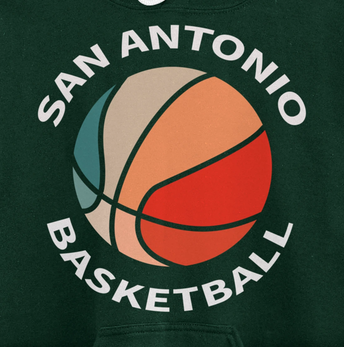San Antonio Basketball Fans Jersey Texas Hoops Men Women Pullover Hoodie
