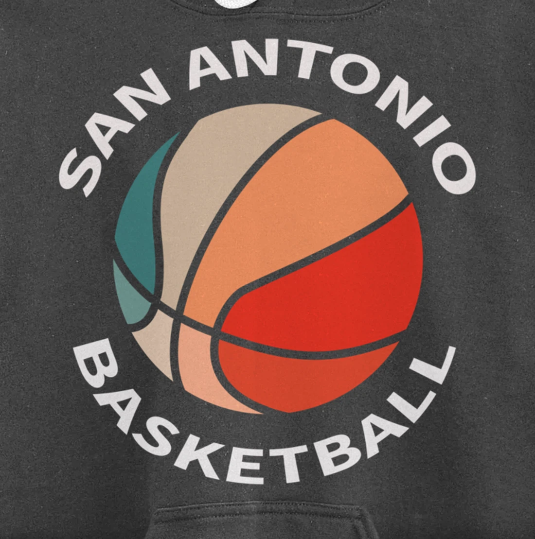 San Antonio Basketball Fans Jersey Texas Hoops Men Women Pullover Hoodie