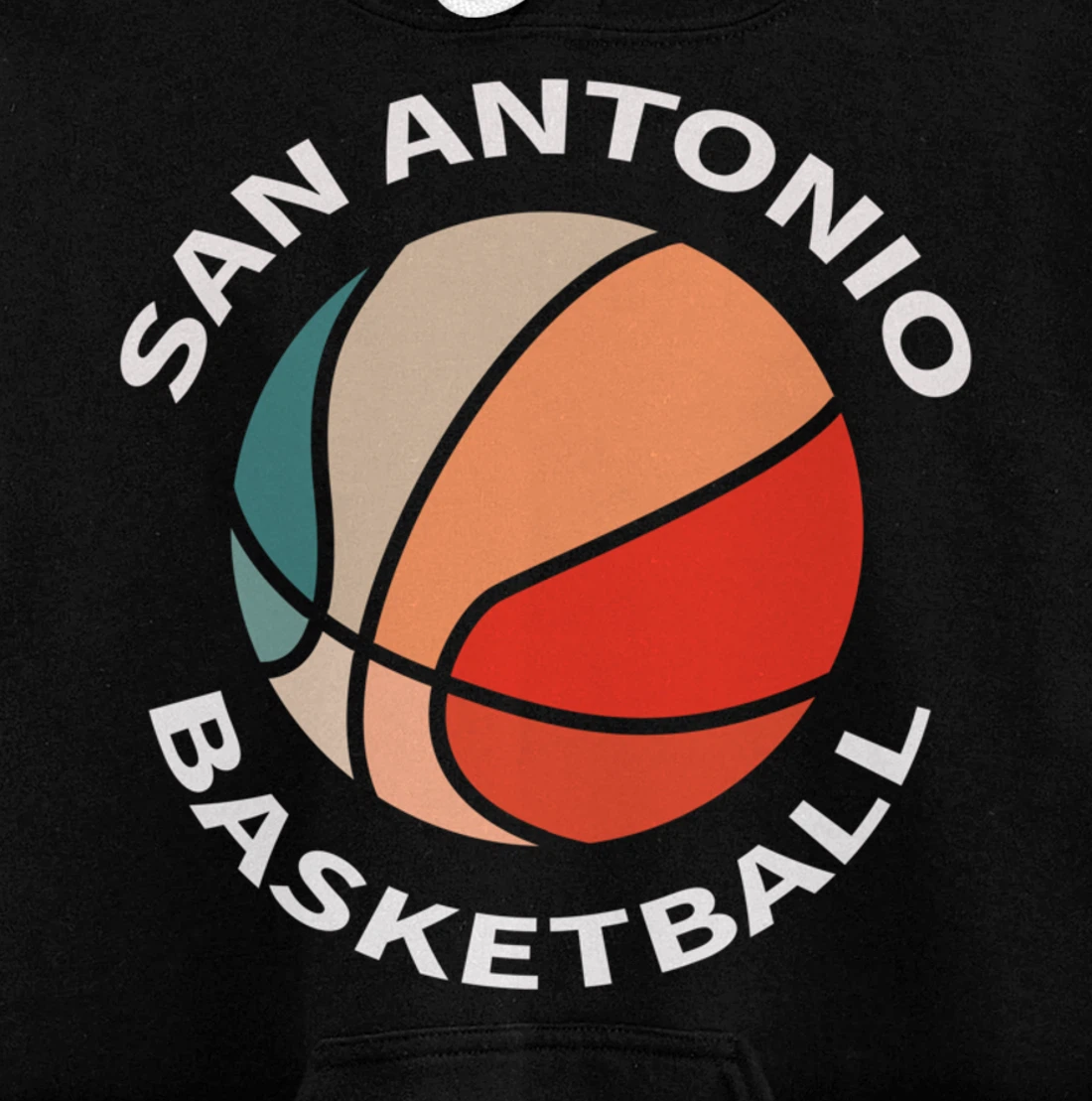 San Antonio Basketball Fans Jersey Texas Hoops Men Women Pullover Hoodie