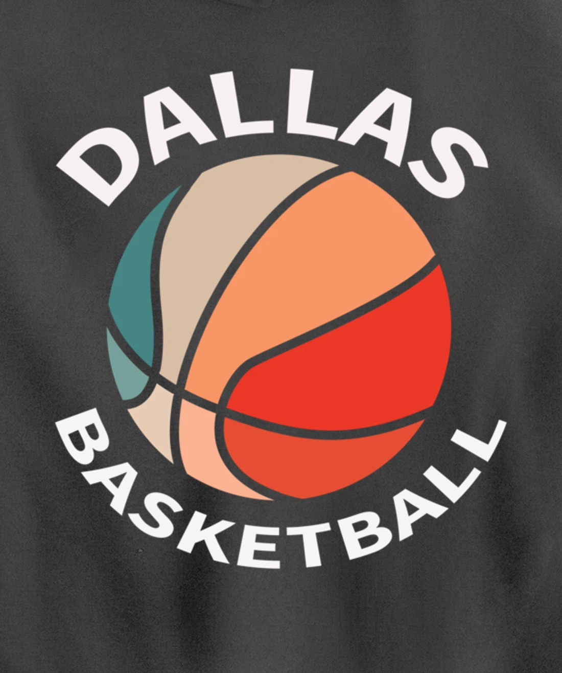 Dallas Fans Basketball Jersey Hoops Texas Bball Women Men Pullover Hoodie
