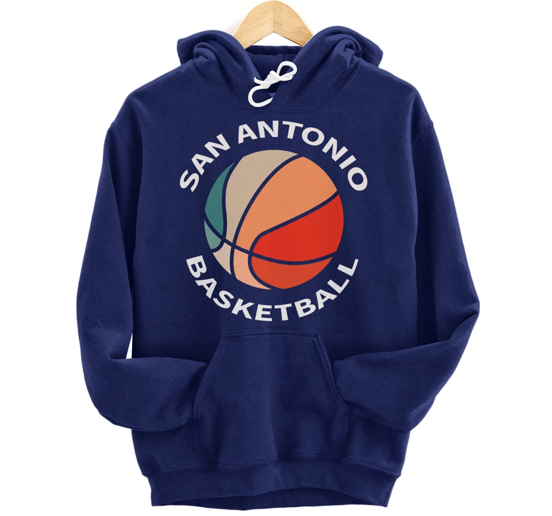 San Antonio Basketball Fans Jersey Texas Hoops Men Women Pullover Hoodie
