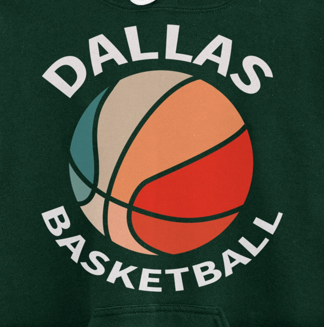 Dallas Fans Basketball Jersey Hoops Texas Bball Women Men Pullover Hoodie
