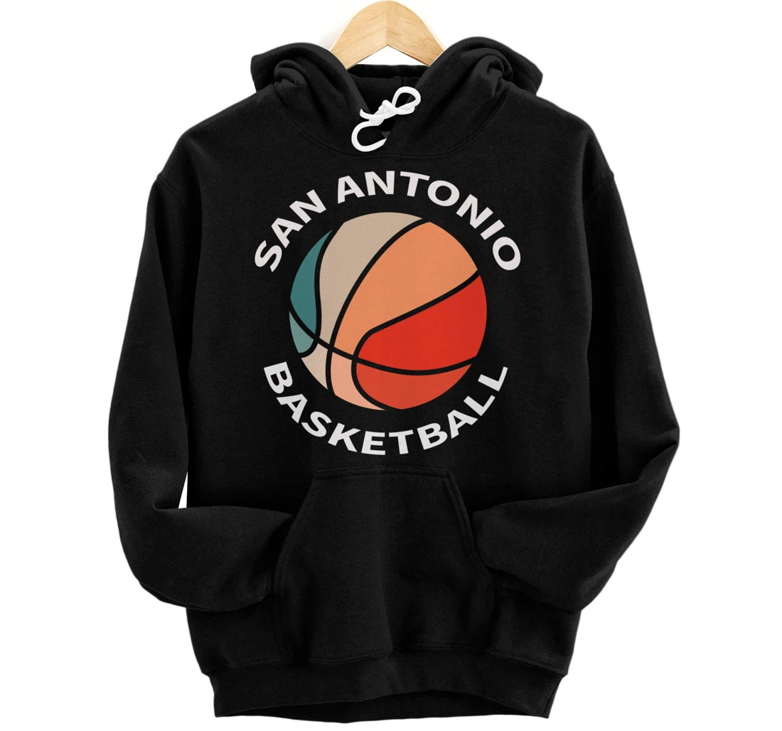 San Antonio Basketball Fans Jersey Texas Hoops Men Women Pullover Hoodie