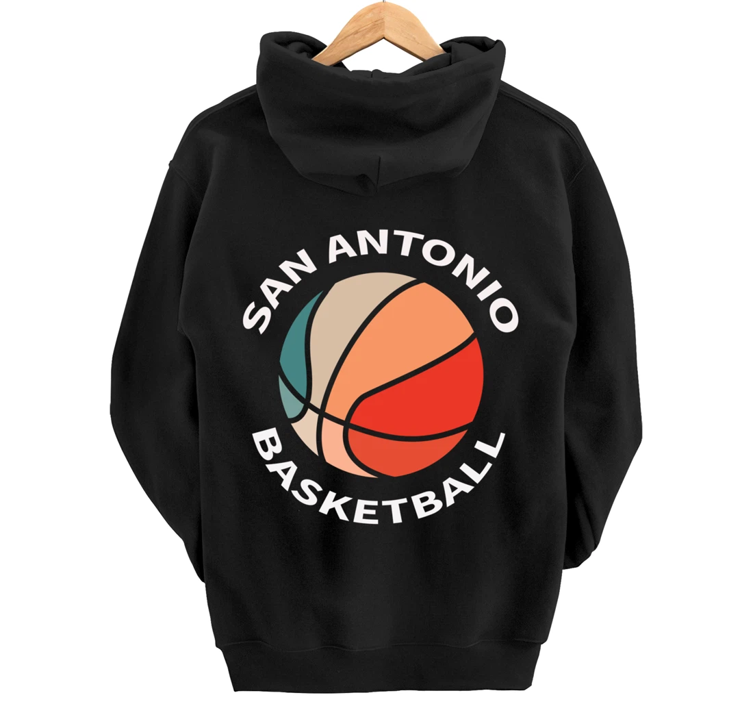 San Antonio Basketball Fans Jersey Texas Hoops Men Women Pullover Hoodie