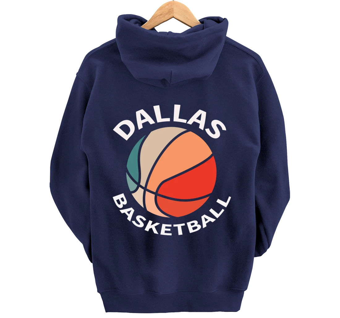 Dallas Fans Basketball Jersey Hoops Texas Bball Women Men Pullover Hoodie