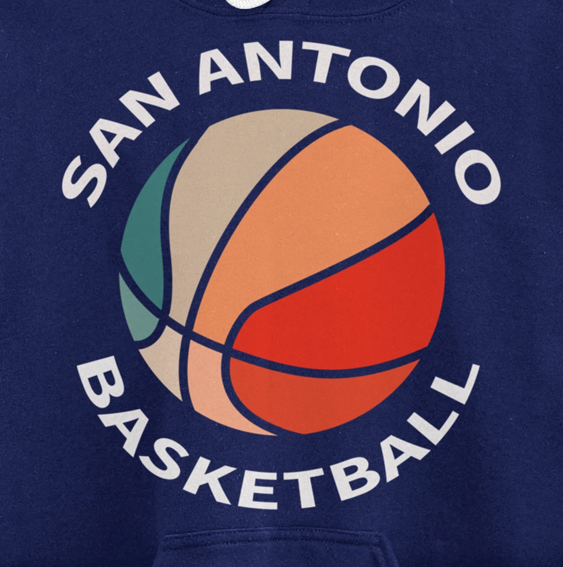 San Antonio Basketball Fans Jersey Texas Hoops Men Women Pullover Hoodie