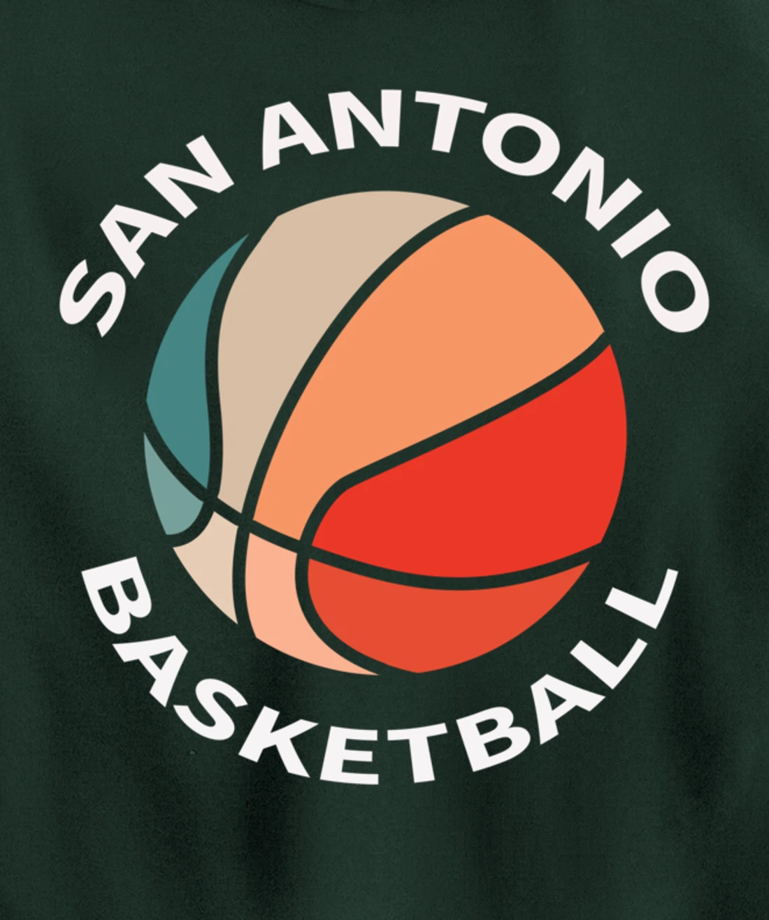 San Antonio Basketball Fans Jersey Texas Hoops Men Women Pullover Hoodie