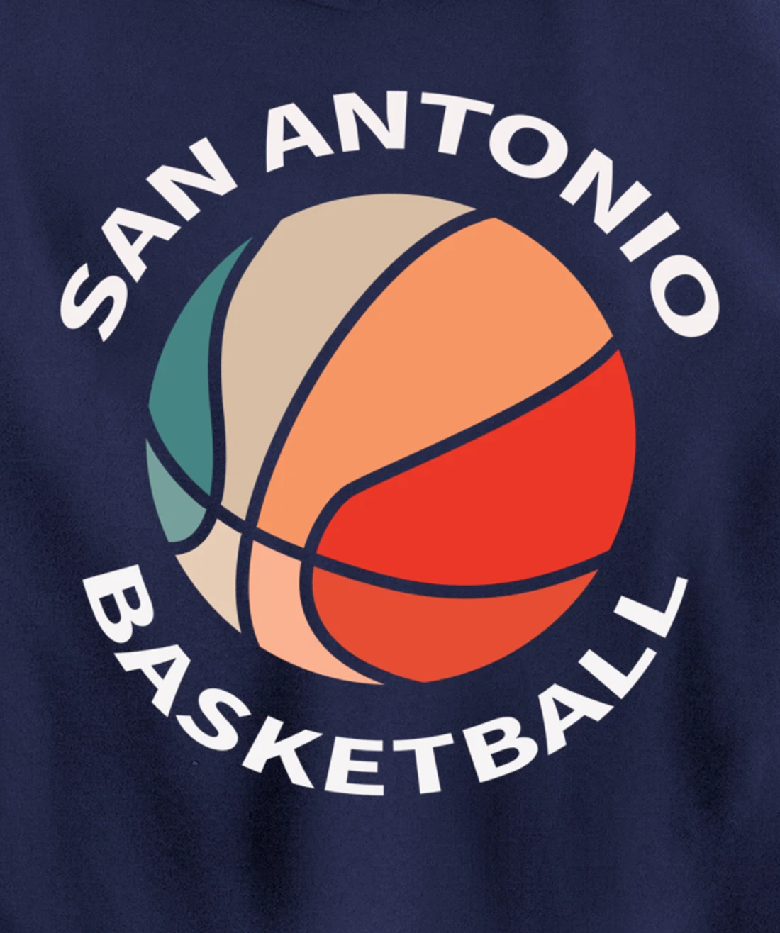 San Antonio Basketball Fans Jersey Texas Hoops Men Women Pullover Hoodie