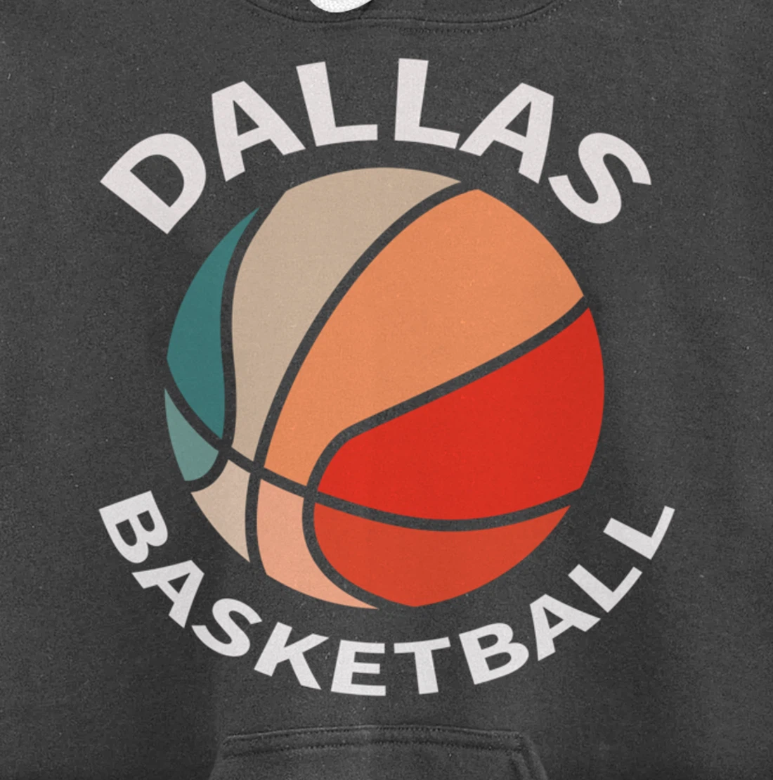 Dallas Fans Basketball Jersey Hoops Texas Bball Women Men Pullover Hoodie