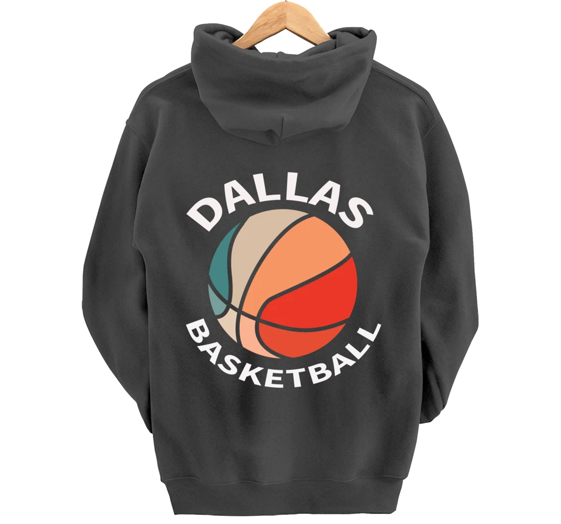 Dallas Fans Basketball Jersey Hoops Texas Bball Women Men Pullover Hoodie