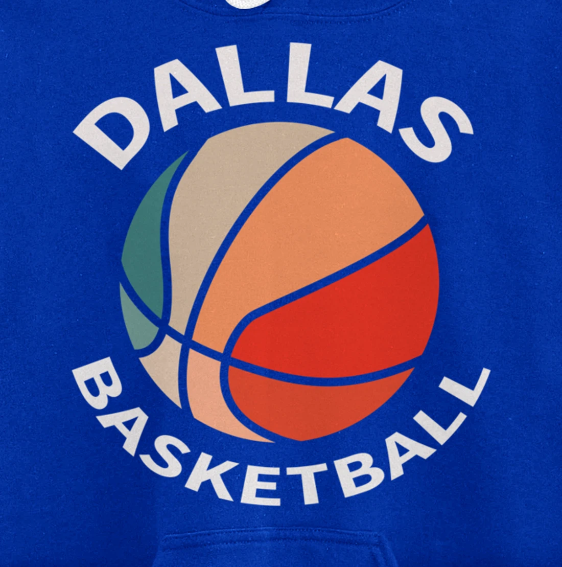 Dallas Fans Basketball Jersey Hoops Texas Bball Women Men Pullover Hoodie