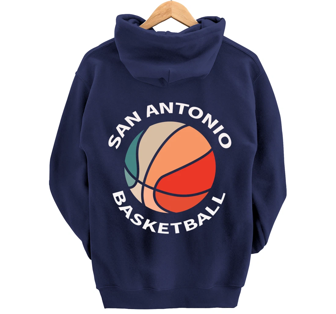 San Antonio Basketball Fans Jersey Texas Hoops Men Women Pullover Hoodie
