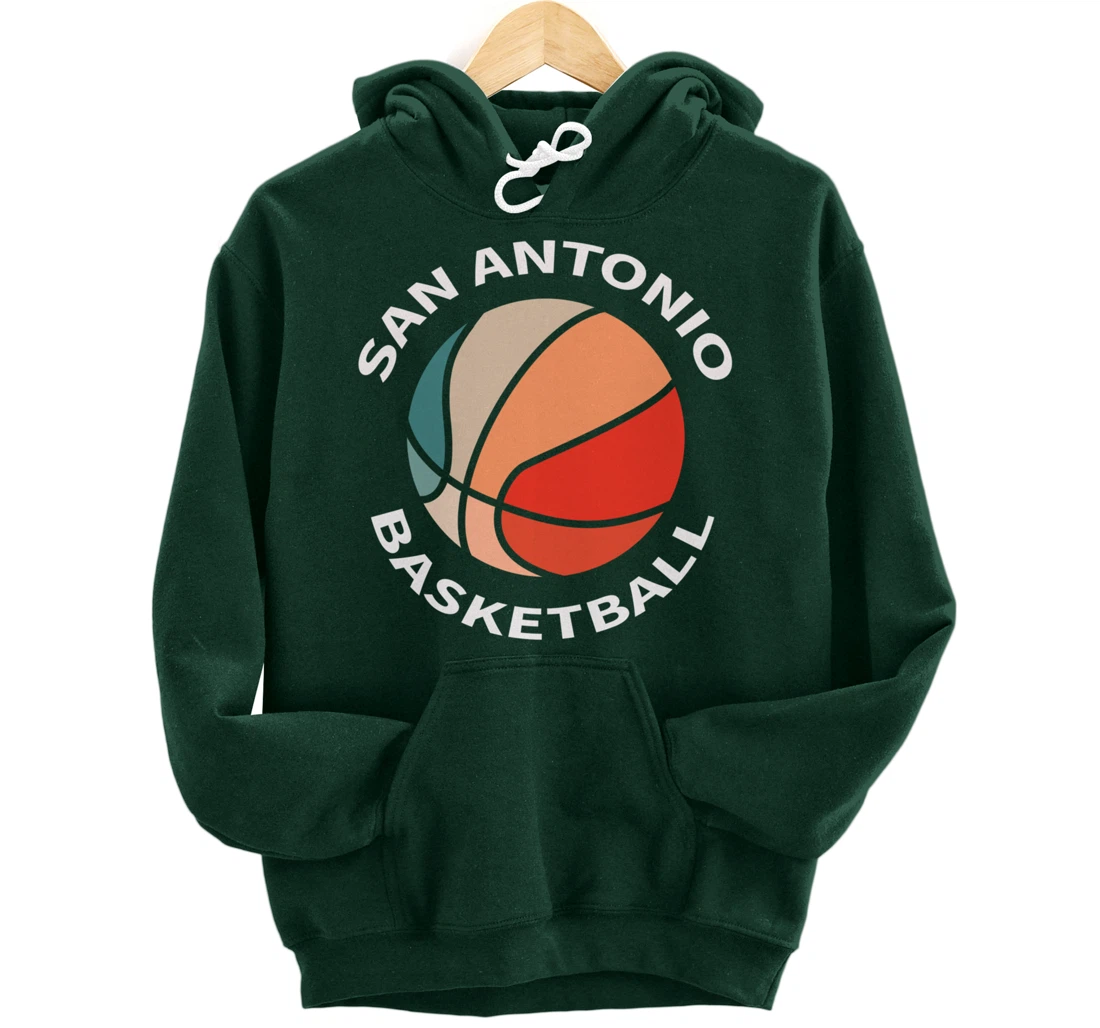 San Antonio Basketball Fans Jersey Texas Hoops Men Women Pullover Hoodie