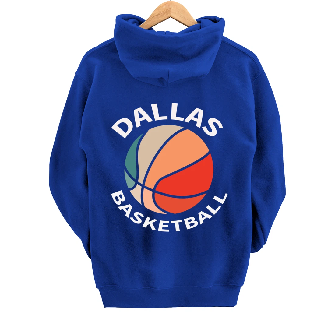 Dallas Fans Basketball Jersey Hoops Texas Bball Women Men Pullover Hoodie