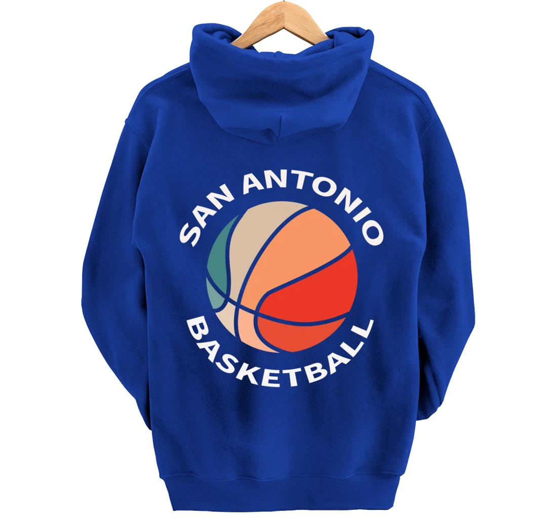San Antonio Basketball Fans Jersey Texas Hoops Men Women Pullover Hoodie