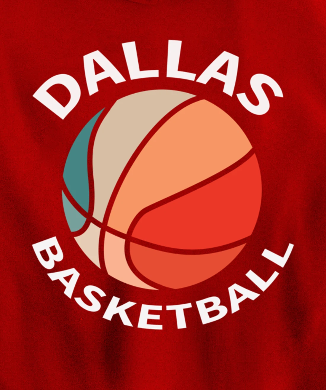 Dallas Fans Basketball Jersey Hoops Texas Bball Women Men Pullover Hoodie