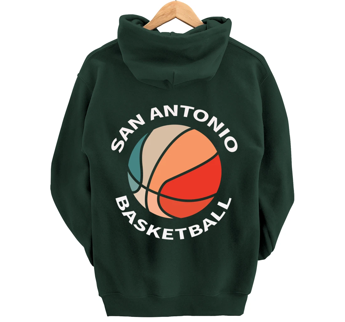San Antonio Basketball Fans Jersey Texas Hoops Men Women Pullover Hoodie