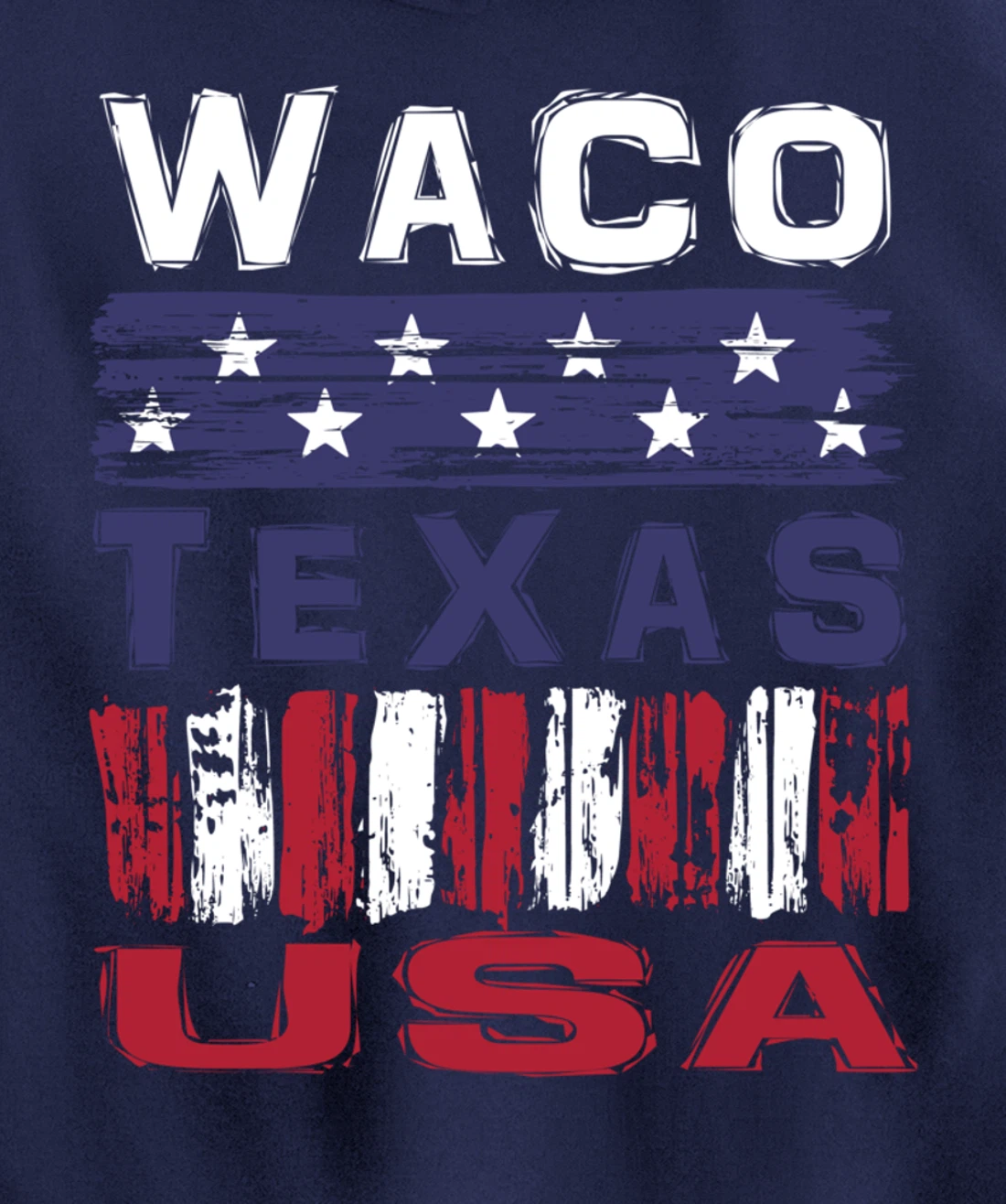 Waco Texas USA Pullover Hoodie