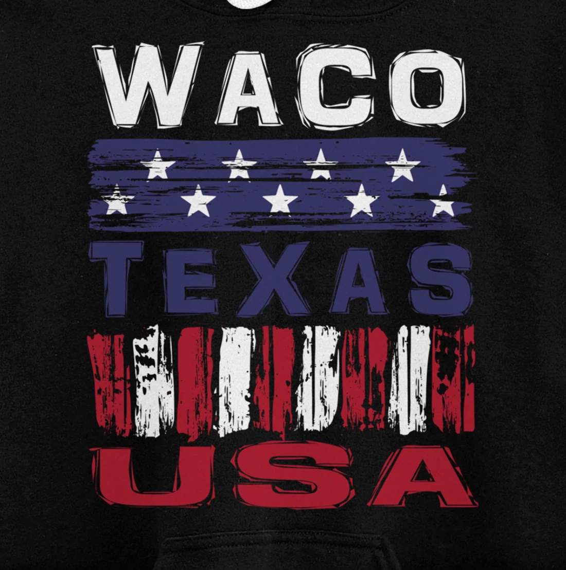 Waco Texas USA Pullover Hoodie