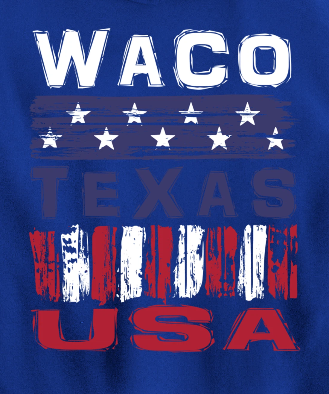 Waco Texas USA Pullover Hoodie