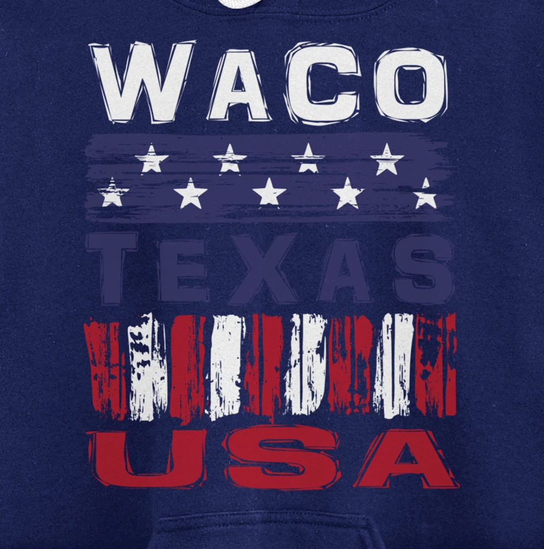 Waco Texas USA Pullover Hoodie
