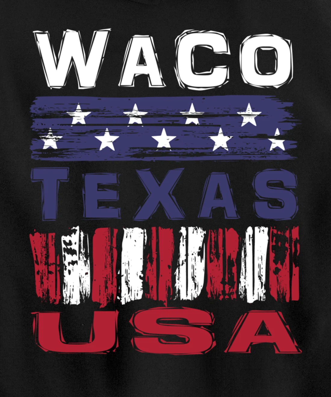 Waco Texas USA Pullover Hoodie