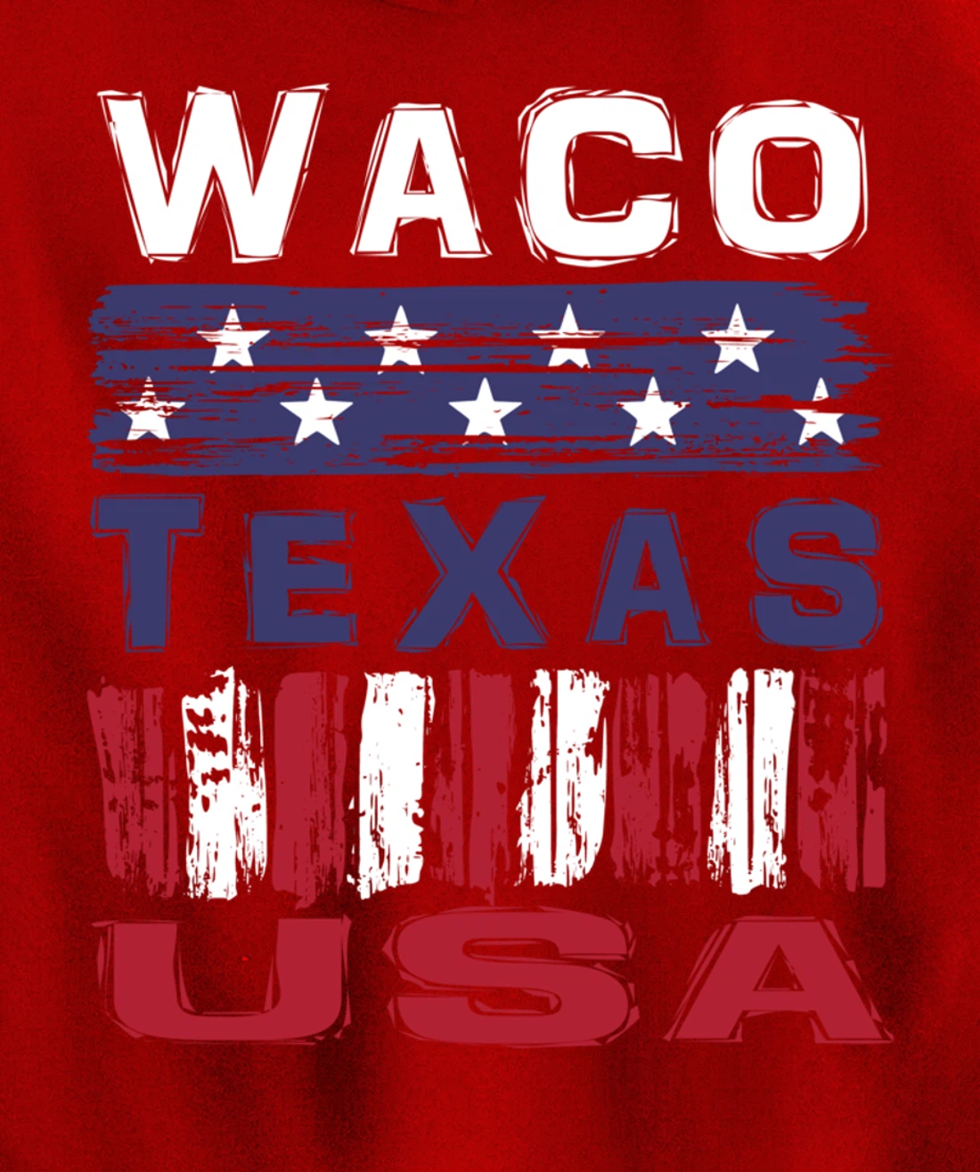 Waco Texas USA Pullover Hoodie