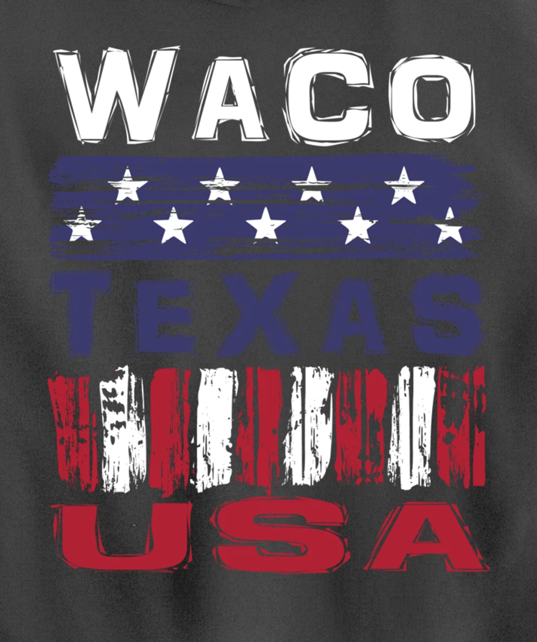 Waco Texas USA Pullover Hoodie