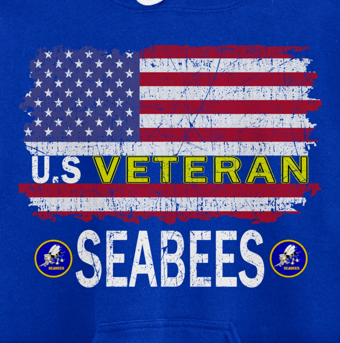 US Seabees Veterans Day Shirt-US Seabees Veteran Pride Pullover Hoodie