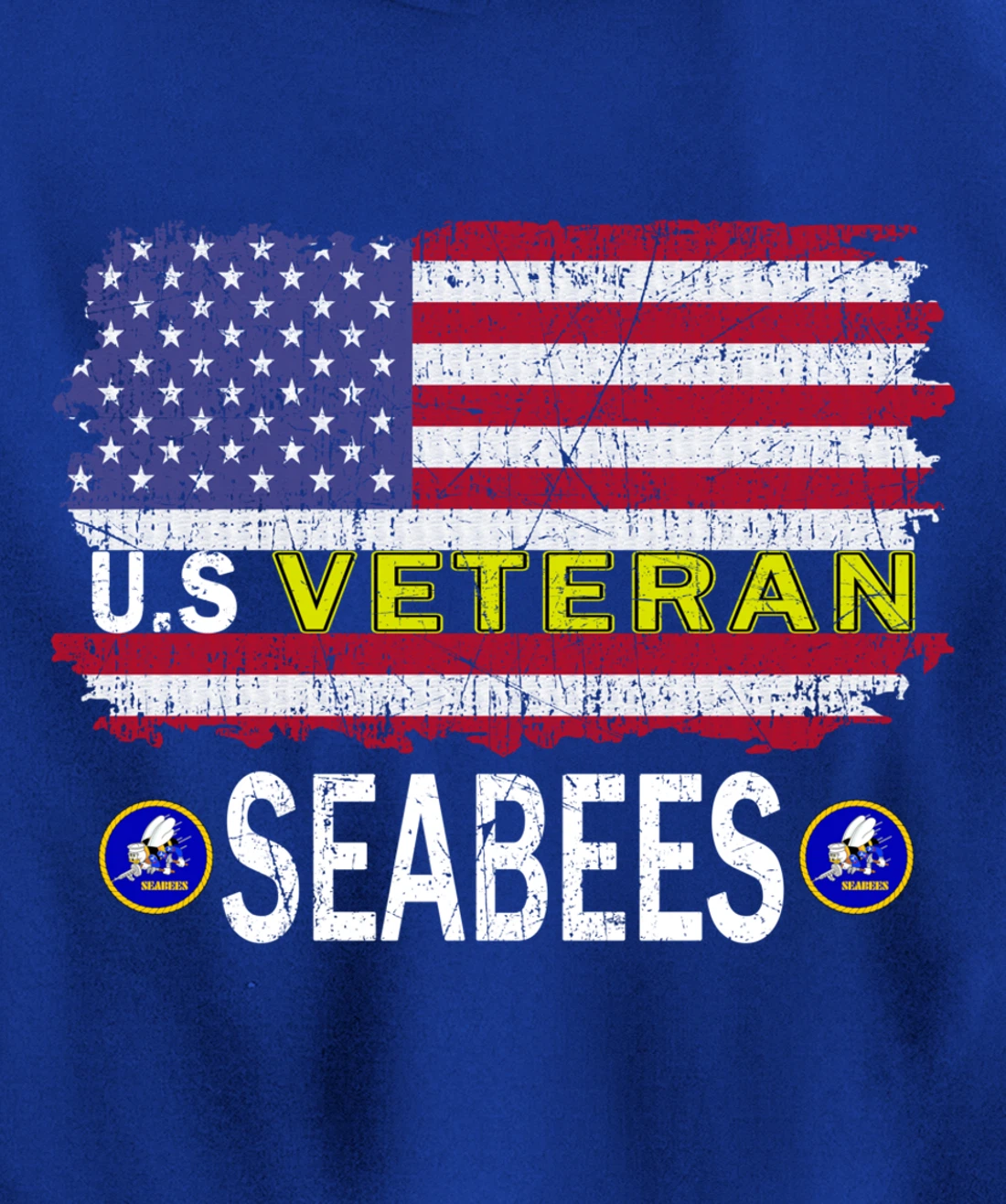 US Seabees Veterans Day Shirt-US Seabees Veteran Pride Pullover Hoodie