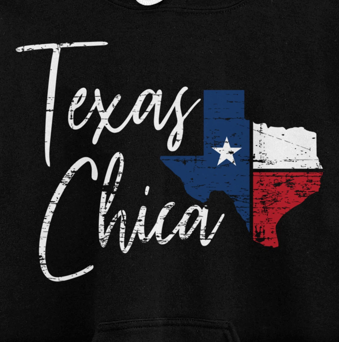 Funny Texas Chica US Patriot Texan Women Gift Texas Pullover Hoodie