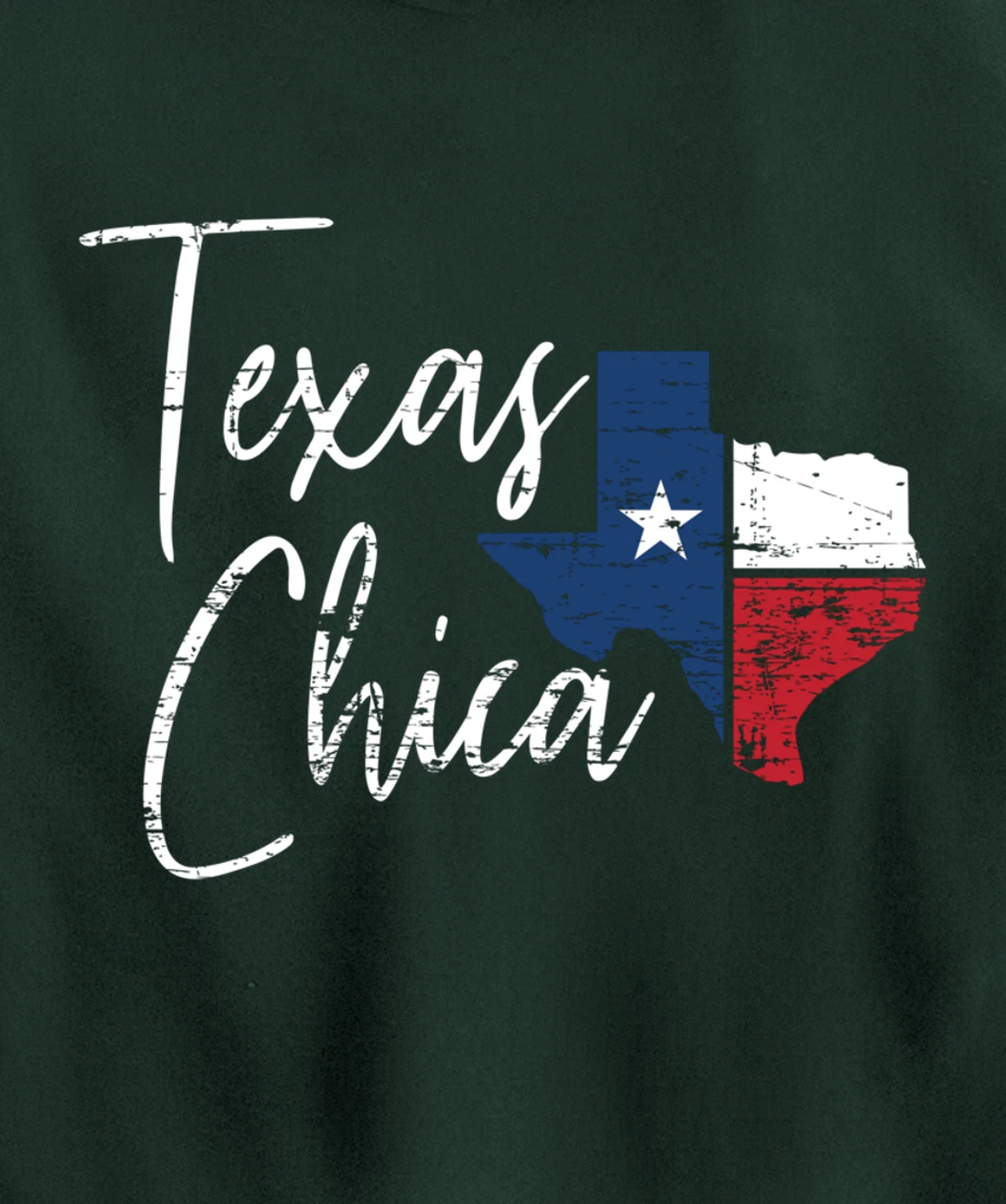 Funny Texas Chica US Patriot Texan Women Gift Texas Pullover Hoodie