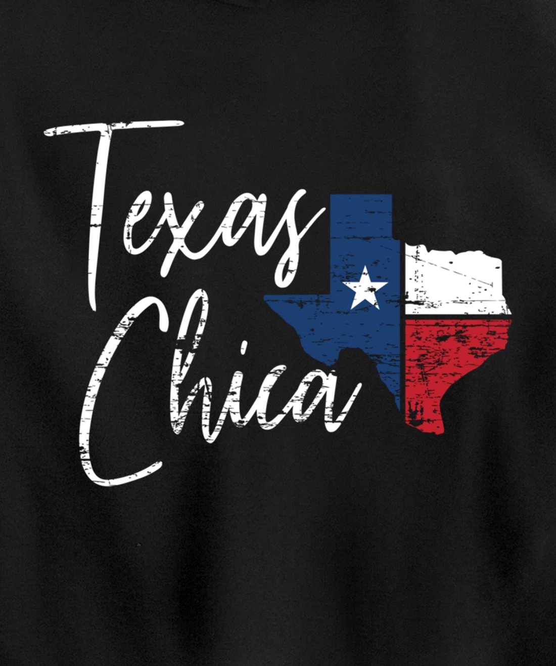 Funny Texas Chica US Patriot Texan Women Gift Texas Pullover Hoodie