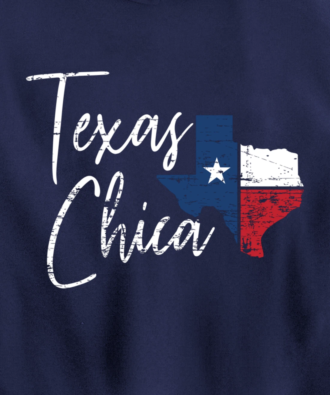 Funny Texas Chica US Patriot Texan Women Gift Texas Pullover Hoodie