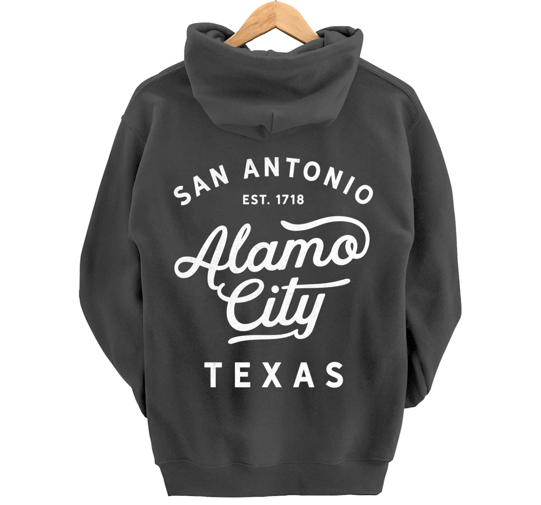 Classic Retro Vintage Alamo City San Antonio Texas USA Gift Pullover Hoodie