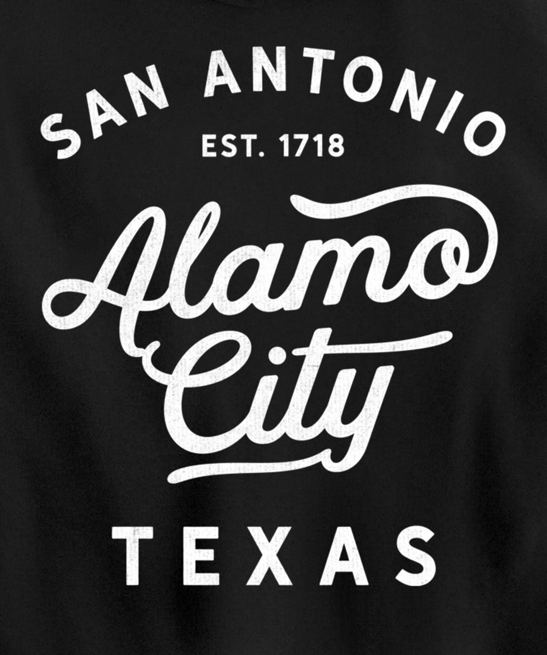 Classic Retro Vintage Alamo City San Antonio Texas USA Gift Pullover Hoodie