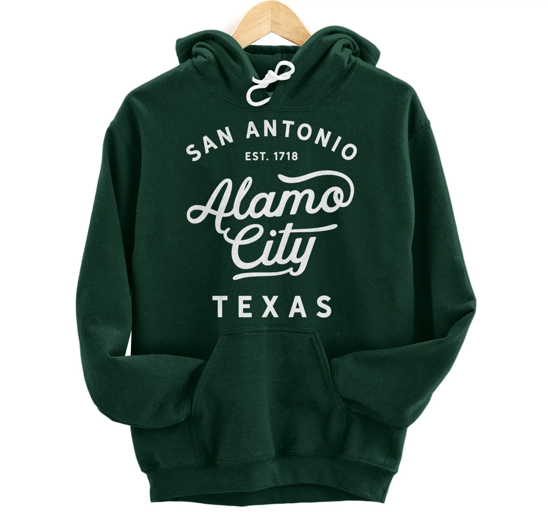 Classic Retro Vintage Alamo City San Antonio Texas USA Gift Pullover Hoodie