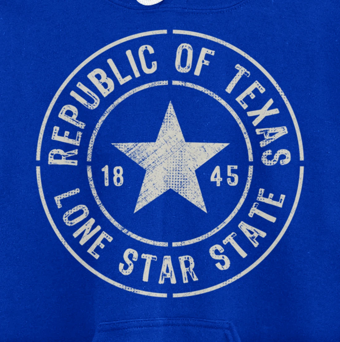 Texas The Lone Star State Republic Of Texas 1845 Pullover Hoodie