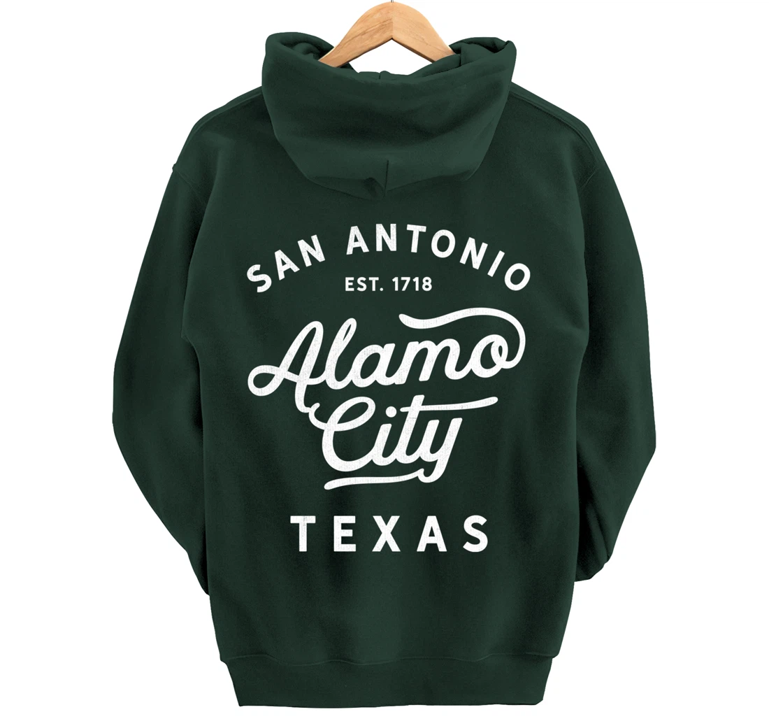 Classic Retro Vintage Alamo City San Antonio Texas USA Gift Pullover Hoodie