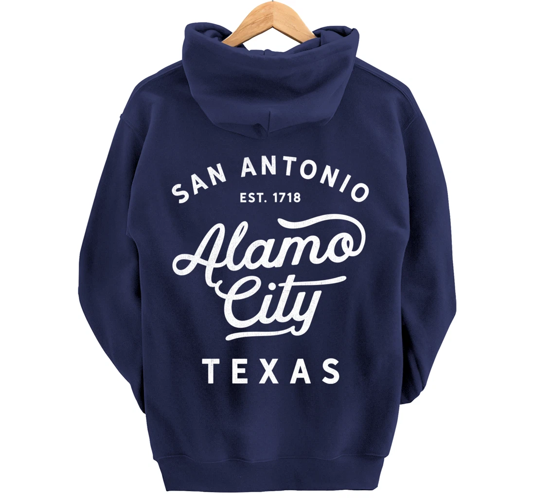 Classic Retro Vintage Alamo City San Antonio Texas USA Gift Pullover Hoodie