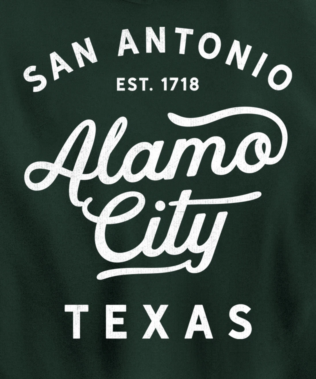 Classic Retro Vintage Alamo City San Antonio Texas USA Gift Pullover Hoodie