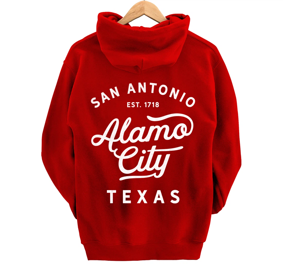 Classic Retro Vintage Alamo City San Antonio Texas USA Gift Pullover Hoodie