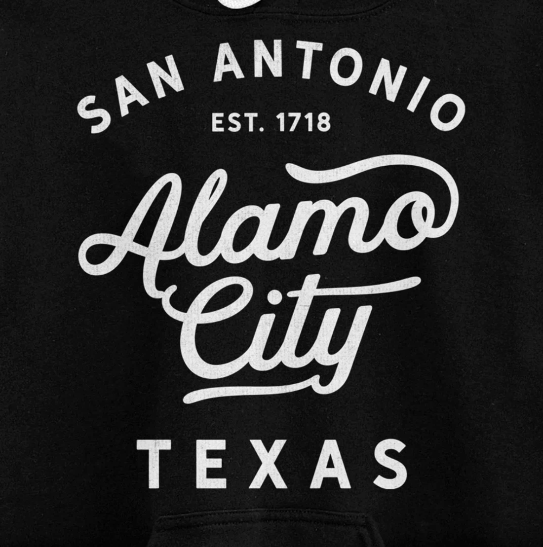 Classic Retro Vintage Alamo City San Antonio Texas USA Gift Pullover Hoodie