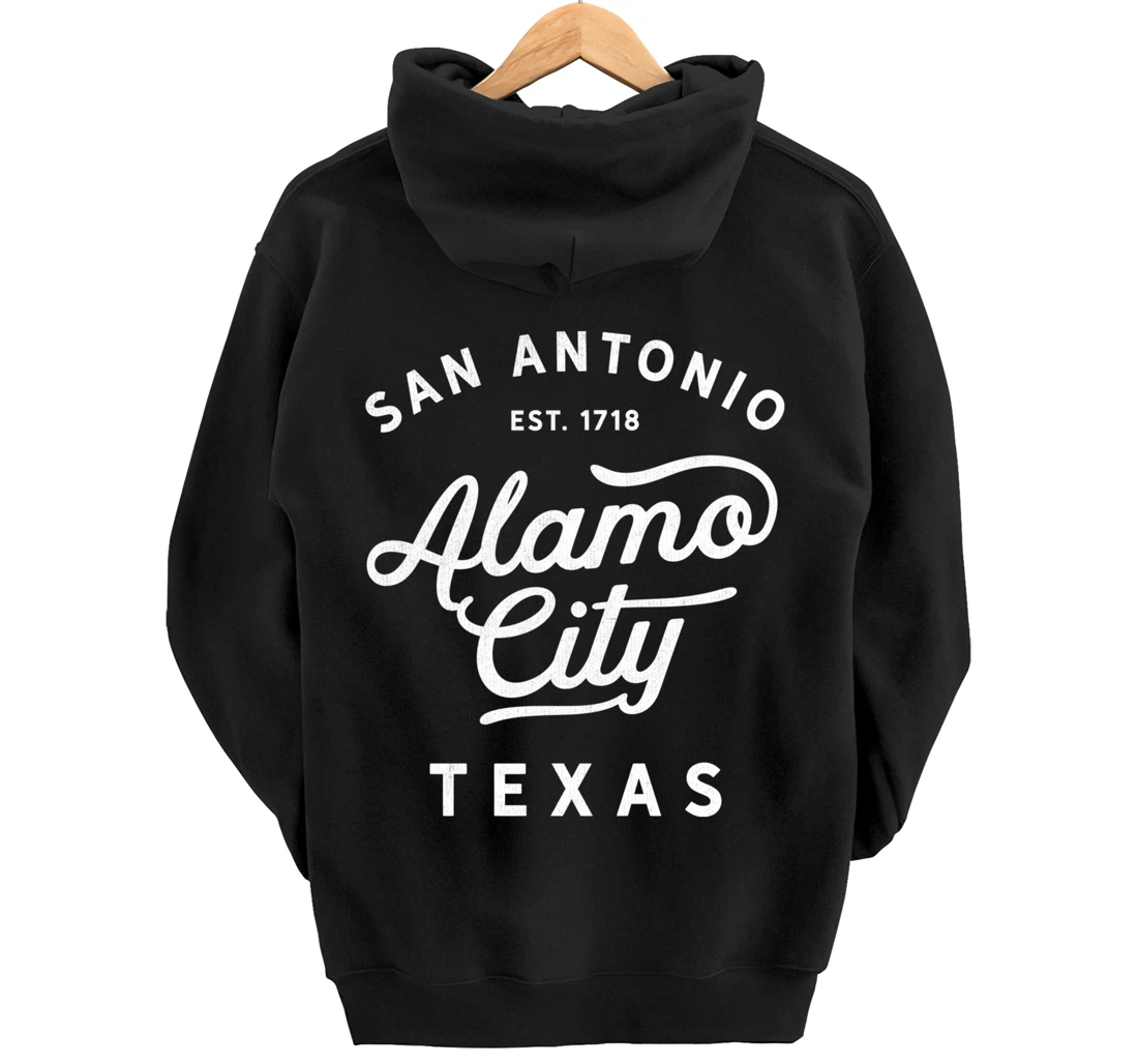 Classic Retro Vintage Alamo City San Antonio Texas USA Gift Pullover Hoodie